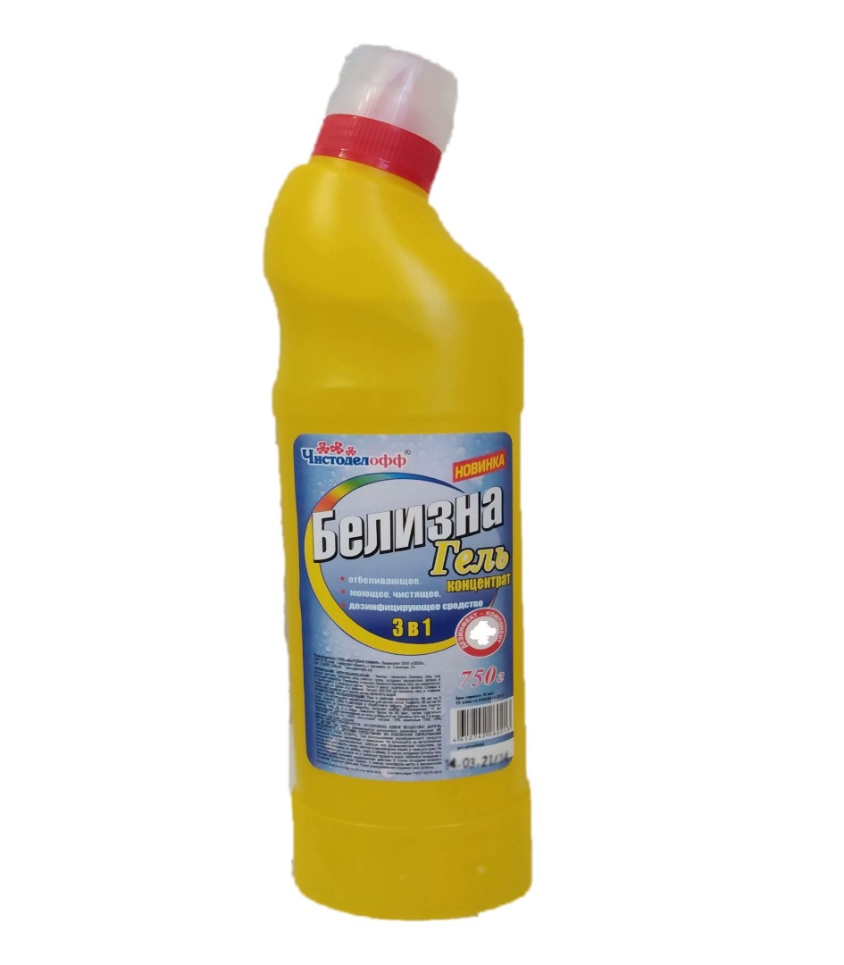 Белизна гель (1000 гр) (бутылка с наклонным горлом)